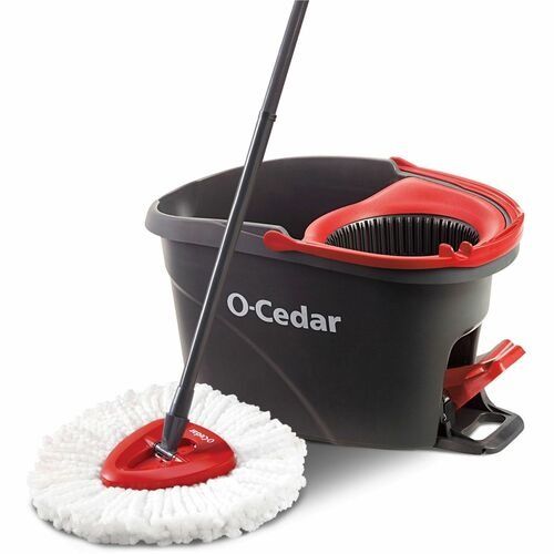 Photo 1 of **USED/ONLY BUCKET**O-Cedar EasyWring Spin Mop & Bucket System, Red, Gray - 1 Each
