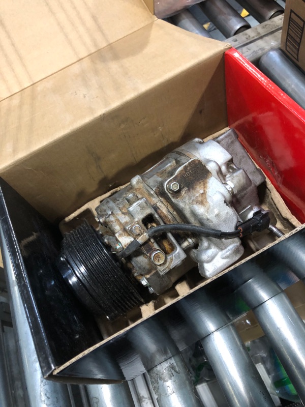 Photo 3 of ***USED***PHOTO REFERENCE ONLY****A-Premium Air Conditioner AC Compressor with Clutch Compatible with Ford Explorer Flex Taurus, Lincoln Continental MKS MKT MKZ