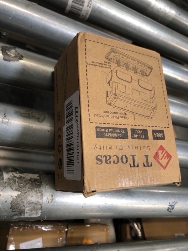 Photo 1 of T Tocas 300A Bus Bar 12V DC Waterproof Power Distribution Block | 3/8" (M10) | 4 Studs | Heavy Duty Busbar Terminal Block | 12 Volt Junction Block | for Marine Car Solar -Positive&Ground