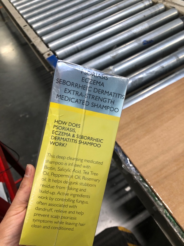 Photo 4 of ***FACTORY SEALED. EXP 03-31-27 *** Antifungal Psoriasis Shampoo, Eczema, Shampoo, Seborrheic Dermatitis Shampoo | Soothes Itching, Flaking & Irritation | Repairs Scalp, Strengthens Hair, Stimulates Regrowth | Medicated Scalp Treatment