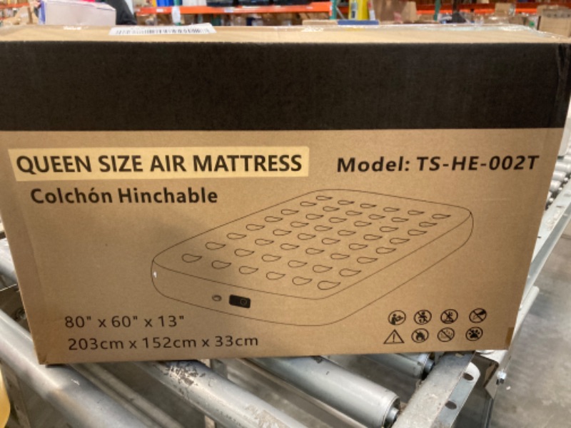 Photo 2 of ***FACTORY SEALED***Xsleep Queen Air Mattress with Built in Pump Luxurious Comfort Raised Inflatable Mattress Queen Airbed Blow Up Mattress for Home and Guests 80"*60"*13" Air Bed 2 Mins Fast Inflate/Deflate 660 lbs Max