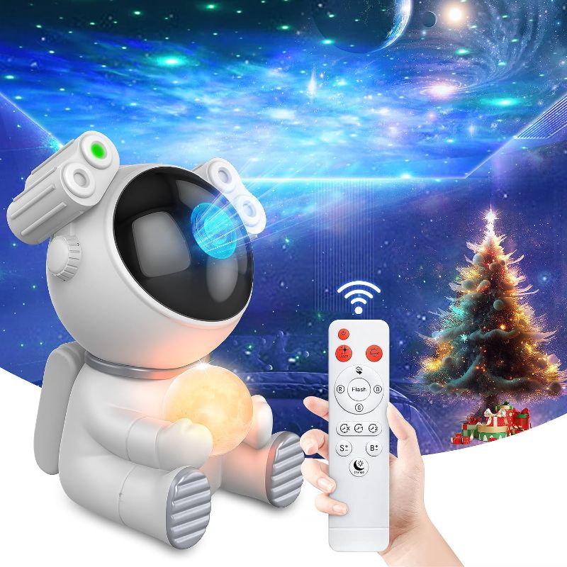 Photo 1 of 
Astronaut Galaxy Star Projector 2.0 Night Light - 2023 Upgrade Galaxy Light Projector with Timer and Remote Control, Star Light Projector for Bedroom, Star Projector Night Light for Kids and Adults