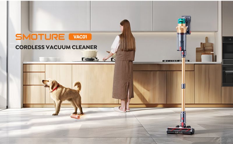 Photo 1 of ****USED**** Cordless Vacuum Cleaner, 550W 45KPA 60 Mins Runtime Self-Standing Vacuum Cleaners for Home, Stick Vacuum with Charging Dock Station Removable Battery, Handheld Vacuum for Pet Hair/Carpet/Floor

