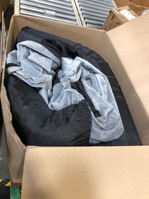 Photo 1 of ****USED**NEED TO BE CLEANED*** Large Dog Bed Orthopedic Washable: Medium Dog Bed with Waterproof Removable Washable Cover Dog Bed Medium Size Dog with Non-Slip Bottom Memory Foam Pet Couch Sofa Grey Dog Beds Large Sized Dog 33"L x 25"W x 6.5"Th Grey