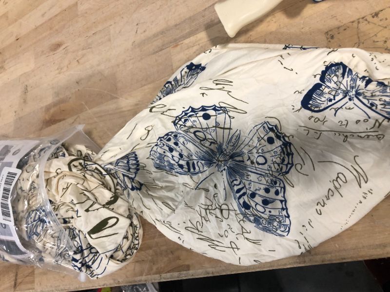 Photo 1 of SearchI Stretch Sofa Cover Printed Couch Covers, Floral Pattern 2 Piece Armchair Slipcover with Separate Chair Cushion Cover, Washable Furniture Protector for Living Room(Chair, Butterfly Pattern) Butterfly Pattern Small