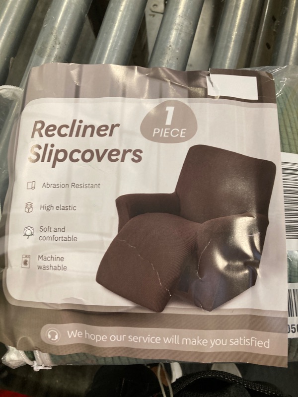 Photo 3 of  Recliner Slipcover Stretch Furniture Chair Cover, Olive
***Stock photo is a similar item, not exact*** 