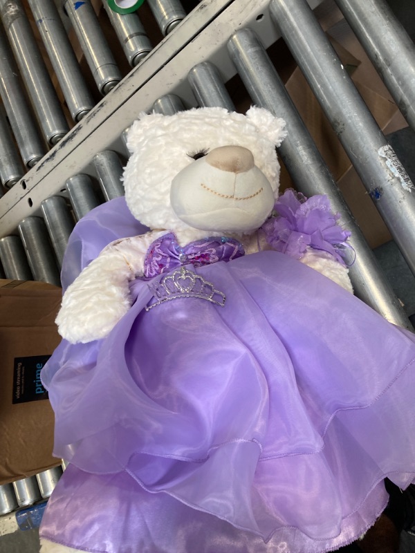 Photo 1 of 20" Quince Anos Quinceanera Last Doll Teddy Bear with dress (Centerpiece) ~Lavender~ B16831-5