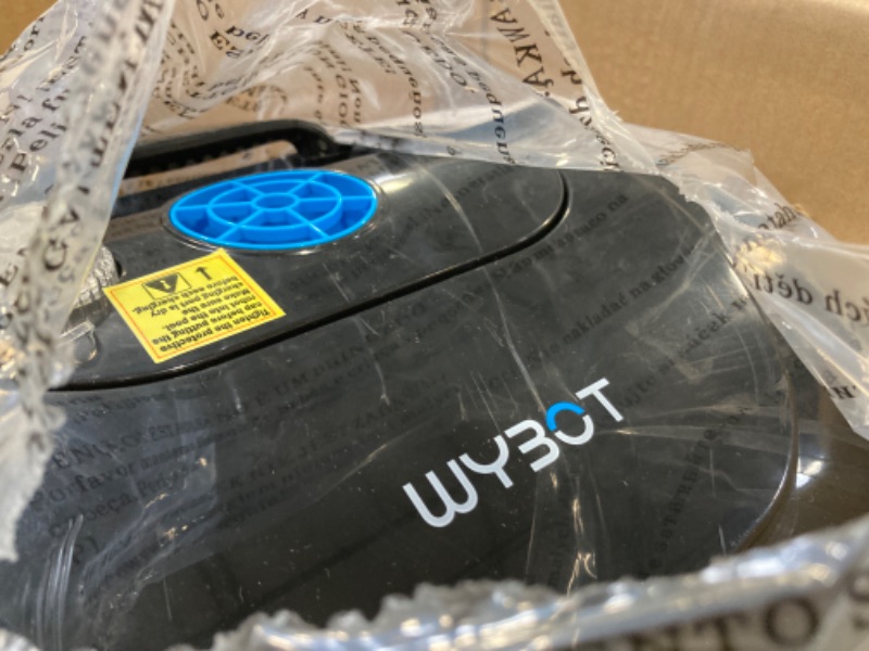 Photo 3 of (2024 New) WYBOT C1 Pro Robotic Pool Cleaner Vacuum with APP, Manual Mode Switching & Wall Climbing, 65W Suction Power, 150 Mins, 1614 sq.ft, Intelligent Route Planning, Ideal for Inground Pools Black