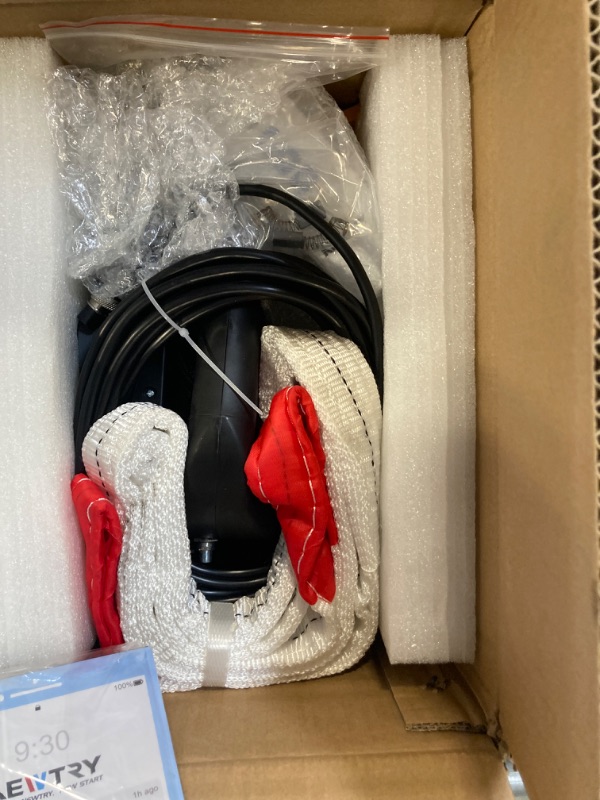 Photo 1 of ****USED*** NEWTRY 3 in 1 Electric Hoist Winch 1,100lb Wireless Remote Control, Cable Remote Control, 110/120 Volt Portable Power Electric Hoist, Vertically & Horizontally, Lift 16ft/min 1100lb, 110V