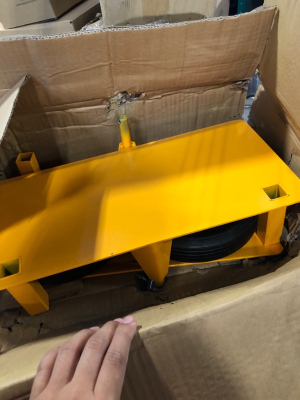 Photo 1 of ***USED***AR-PRO Heavy Duty Panel Dolly - 600LB Weight Capacity, Up to 9" Width Capacity with 8" Solid Rubber Wheels - Sturdy Adjustable Panel Cart for Panel Mover, Wood Mover, Drywall Mover and Door Dolly