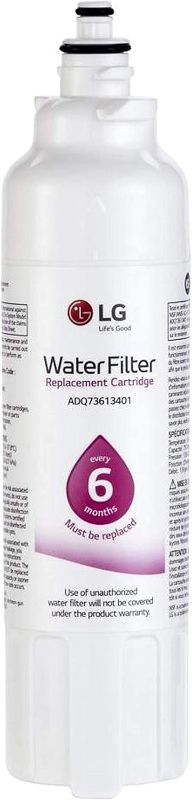 Photo 1 of LG LT800P- 6 Month / 200 Gallon Capacity Replacement Refrigerator Water Filter (NSF42 and NSF53) ADQ73613401, ADQ73613408, or ADQ75795104 , White