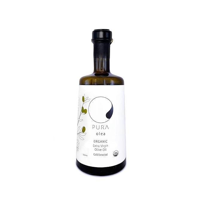 Photo 1 of PURA olea Organic Extra Virgin Olive Oil, Cold Pressed, Early Harvest, Unblended, Unfiltered, Fruity and Exceptional Taste, Perfect for Everyday 16.9 FL. OZ. (500 mL) 