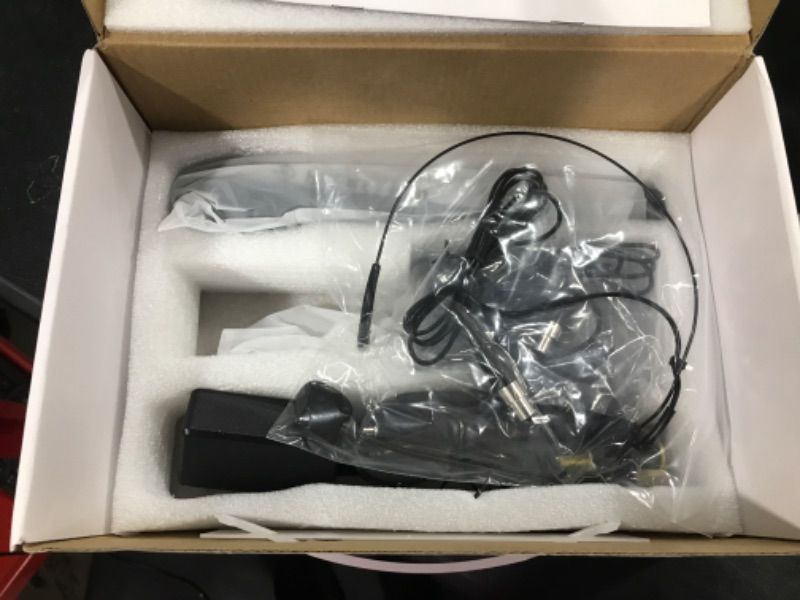 Photo 1 of Phenyx Pro Wireless Microphone System, VHF Wireless Mic Set with Handheld Microphone/Bodypack/Headset/Lapel Mics, Stable Signal, Cordless Mic for Singing, Karaoke, Church, DJ (PTV-1B)