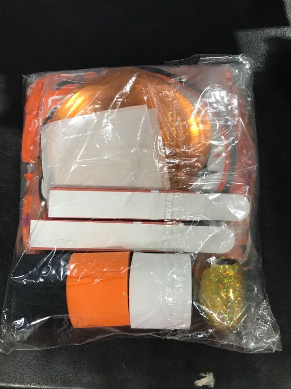 Photo 1 of Orange Themed 2024 Graduation Decorations Set - Congrats Grad Banner, Class of 2024 Backdrop, Balloons & Streamers Kit - Complete Party Supplies for High School & College Celebrations