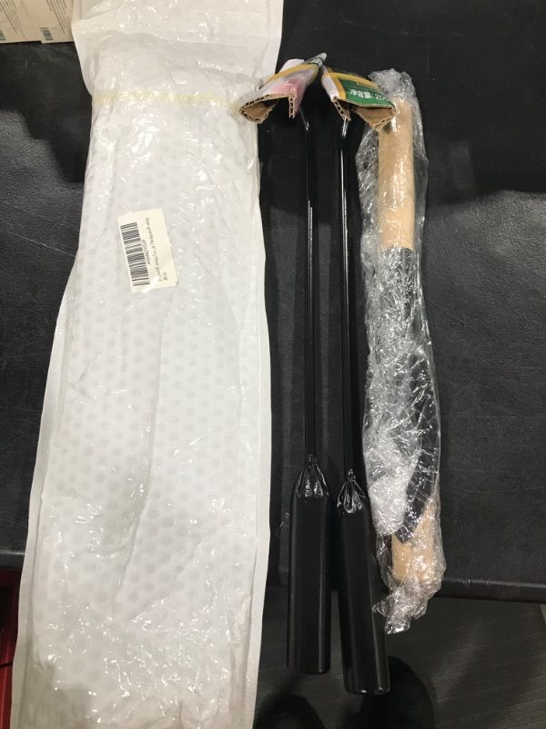 Photo 1 of 4 Pieces of Weeding Tools Hoe Rake, Weeding Shovel Double Manual Weeding Tools are Suitable for Vegetable Gardening Backyard Farm Planting and Weeding, black
