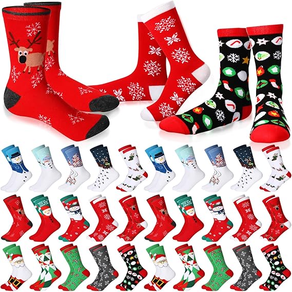 Photo 1 of  Cotton Socks for Men Women 4th of July Patriotic Socks Holiday Stars USA Socks Bulk for Family