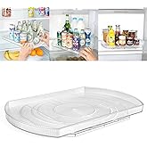 Photo 1 of  Turntable Organizer for Refrigerator, Clear Square Rotating Fridge Organizer and Storage, 16.54''Lazy Susan for Kitchen, Table, Pantry, Cabinet, Countertop