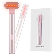 Photo 1 of Light-Therapy-Wand, Red Light Therapy for Face and Neck - Facial Wand Red & Blue Rejuvenation Face & Eye Massager Skincare Tool (Pink)
