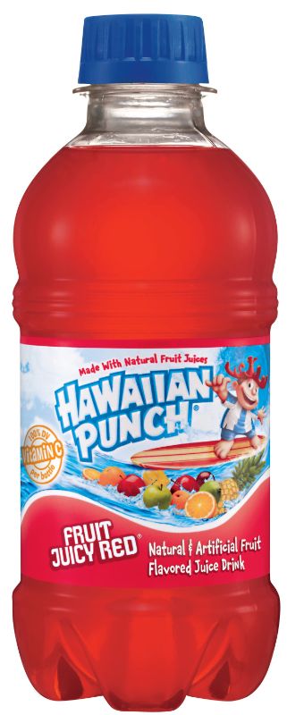 Photo 1 of (24 Bottles) Hawaiian Punch Fruit Juicy Red 10 Fl Oz
