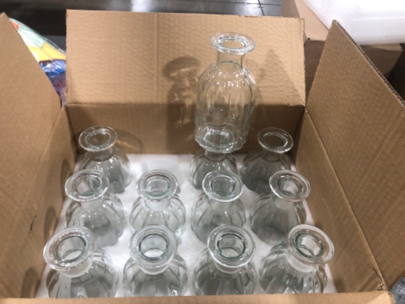 Photo 1 of 12 pack small glass vases