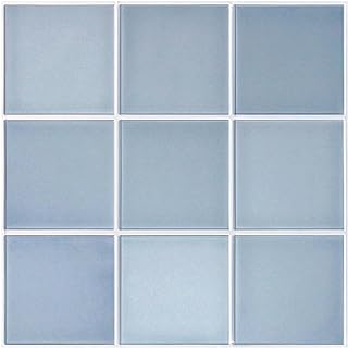 Photo 1 of 10 Pcs Blue 3D Peel and Stick Tile 11.8"x11.8" Matte Square Peel and Stick Backsplash for Kitchen Peel and Stick Wall Tiles for Bedroom,Living Room,Bathroom,RV
 
