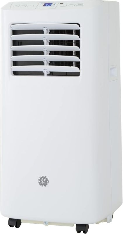 Photo 1 of 
GE 5,100 BTU Portable Air Conditioner for Small Rooms up to 150 sq ft., 3-in-1 with Dehumidify, Fan and Auto Evaporation, Included Window Installation Kit,White