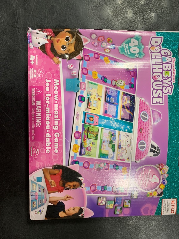 Photo 2 of Spin Master Games, Gabby’s Dollhouse, Meow-Mazing Board Game, Board Game for Kids, Family Games, Preschool Game for Families & Kids Ages 4+