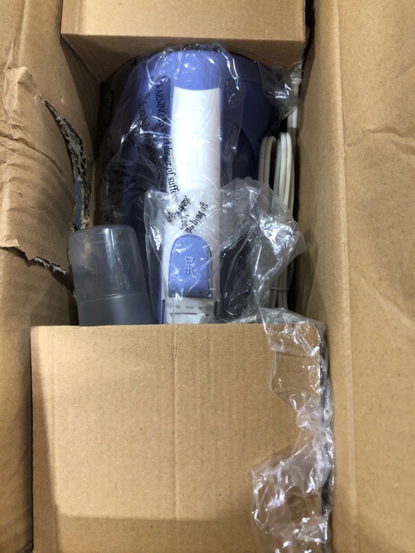 Photo 1 of Cordless Iron for Clothes, 1550W 2-In-1 Cordless/Corded Iron with Durable Ceramic Soleplate, Steam Iron with 12.84oz Water Tank, Clothes Iron with 3-Way Auto-Off, Self-Cleaning, Anti-calc Function
box is damaged but item is in perfect condition