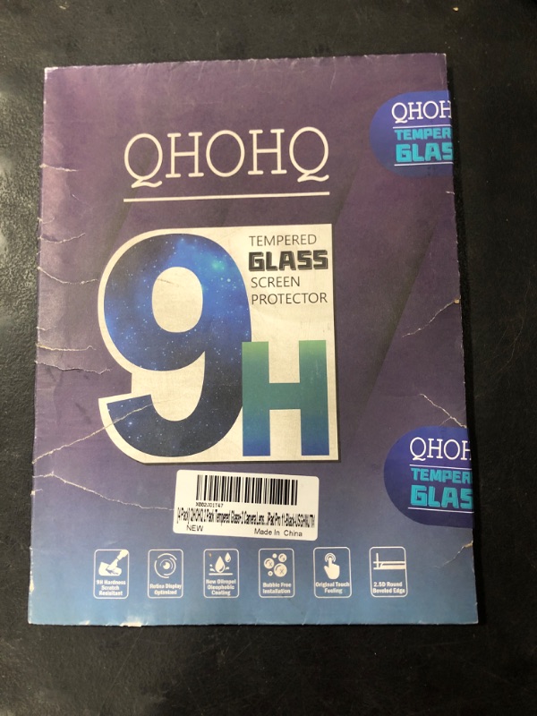 Photo 2 of [2+2 Pack] QHOHQ Tempered Glass Screen Protector for iPad Pro 11 2020 2nd ? 2021 3rd with Camera Lens Protector