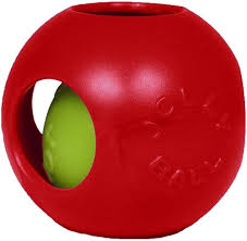 Photo 1 of Jolly Pets Teaser Ball Dog Toy, Large/8 Inches, Red Red Large (8 in)