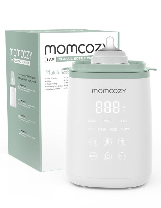Photo 1 of Momcozy Bottle Warmer, Fast Bottle Warmers for All Bottles with Timer, Accurate Temperature Control and Automatic Shut-Off, Multifunctional Bottle Warmer for Breastmilk
