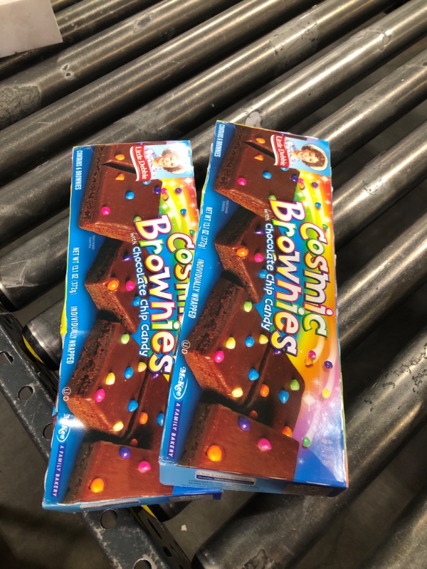 Photo 2 of Little Debbie Cosmic Brownies, 1 Box, 6 Individually Wrapped Brownies EXP 05/30/2024 2 PK 