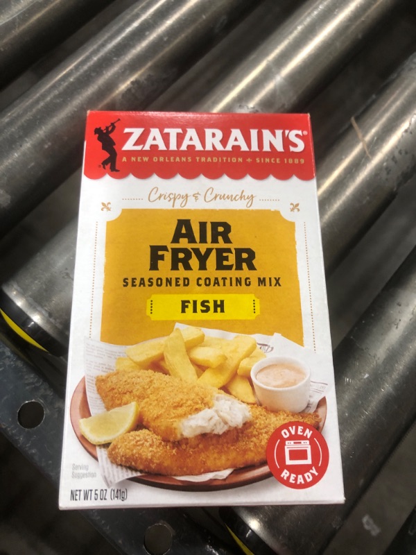 Photo 2 of Zatarain's Air Fryer Fish Seasoned Coating Mix, 5 oz 5 Ounce (Pack of 1) EXP 07/13/2024