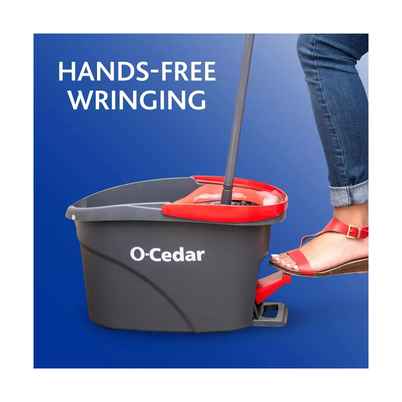 Photo 1 of O-Cedar Easywring Microfiber Spin Mop & Bucket Floor Cleaning System