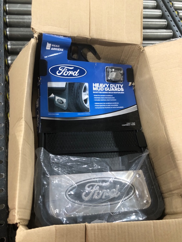 Photo 1 of Plasticolor Ford Heavy Duty Rear 12 X 23 Mud Guards, 12" x 23" Rear Mud Guards by Plasticolor (001838R01)