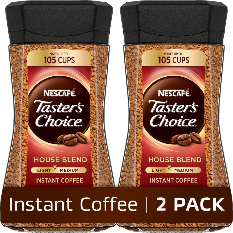 Photo 1 of Nescafe Taster's Choice House Blend Instant Coffee, 7 Ounce (Pack of 2) EXP 06/2025