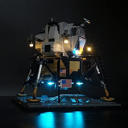 Photo 1 of Led Light Set Compatible with Lego Creator Expert NASA Apollo 11 Lunar Lander 10266, Lighting for Lego 10266 Building Blocks [Model 10266 Not Included] 