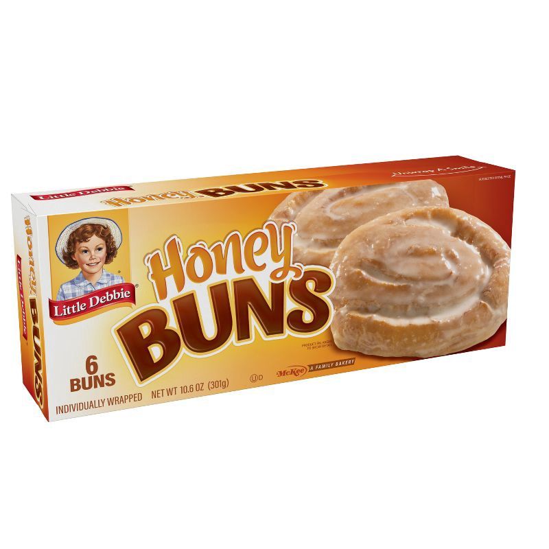 Photo 1 of Little Debbie Honey Buns, 36 Individually Wrapped Breakfast Pastries (2 Boxes) BB 06.10.24