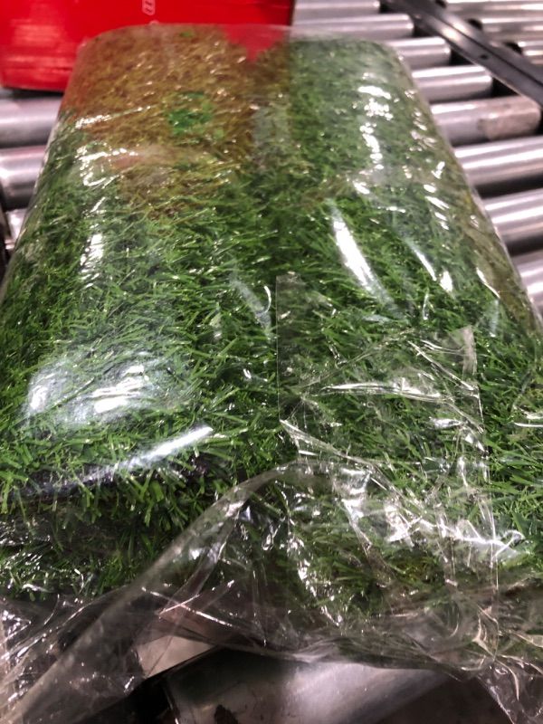 Photo 1 of 14" x 47.2" Fake Grass Table Runners, Artificial Grass Golf Party Decorations Garden Green Table Mats for Table, Easter, Sports, Birthday Party Baby Shower
