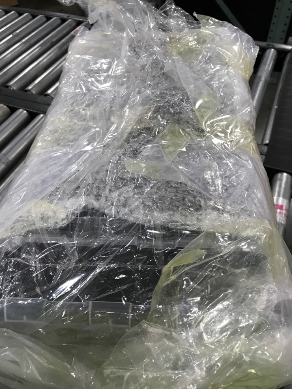 Photo 1 of 6 Pack Double Sided Tool Box Hardware Storage Organizer Small Parts Case Portable Plastic Tackle Container with 34 Removable Dividers for Organizing Screws Nuts Nails Bolts (Yellow)