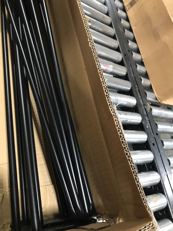 Photo 1 of SMARTSTANDARD 28 Inch Hairpin Table Legs, 3 Steel Rods 1/2 Inch Pipe Diameter, 800lbs Load Capacity, Mid-Century Style for Coffee Table, Side Table, Night Stand (Black, 4PCS) 28 Inch Black