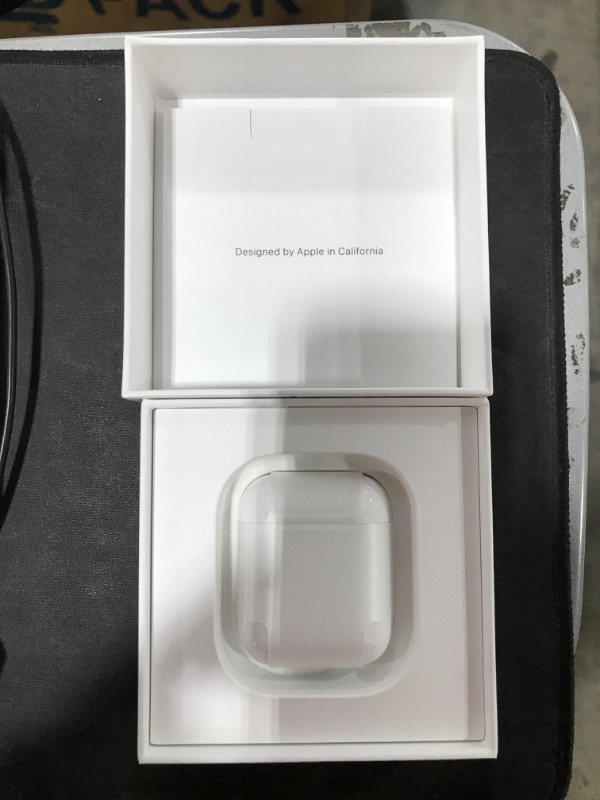 Photo 4 of Apple AirPods (2nd Generation) MV7N2AM/a with Charging Case - Stereo - Wireless - Bluetooth - Earbud - Binaural - in-ear
