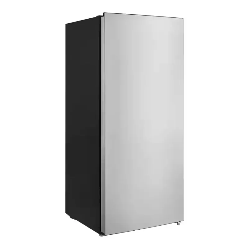 Photo 1 of 7.1 cu. ft. Manual Defrost Convertible Upright Freezer in Stainless Steel Look