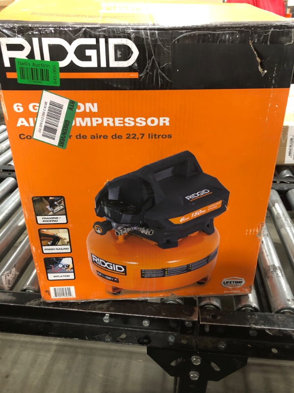 Photo 1 of Customer Reviews for RIDGID 6 Gal. Portable Electric Air Compressor
Model #OF60150HB
Store SKU #1001722048