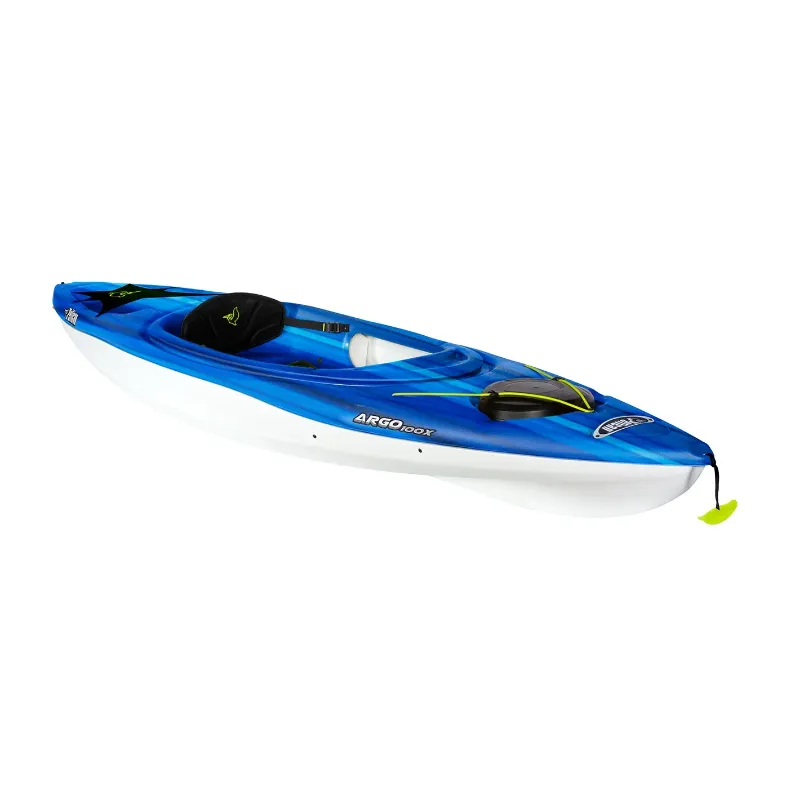 Photo 1 of *DAMAGED* Pelican - Argo 100X - Sit-in Recreational Kayak - 10 ft - Fade Deep Blue White
