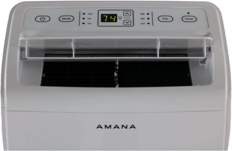 Photo 3 of  AMANA Portable Air Conditioners 
Amana 8000 BTU (5500 BTU DOE) Portable Air Conditioner with Remote, White (AMAP084AW)
