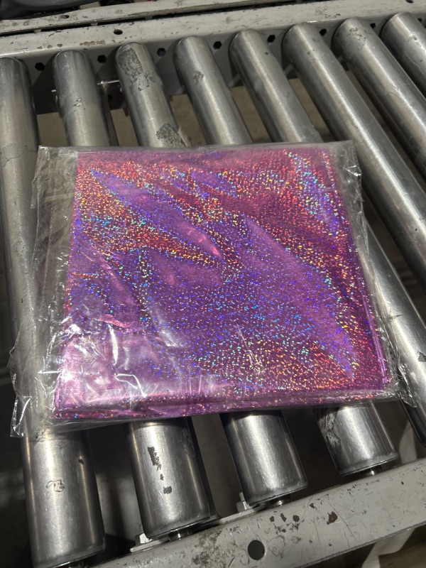 Photo 1 of 2 pcs Pink Holographic Laser Tablecloths Hot Pink Shiny Table Covers 40" x 108" Foil Disposable Rectangle Table cloths for Girl Birthday Party Wedding Anniversary Bachelorette Baby Shower Decor Pink 2