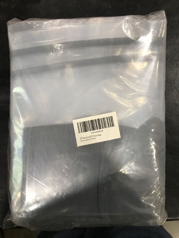 Photo 1 of 10" Gusseted All Clear Garment Bags for Hanging Clothes 4 Pack 50" Dress Bags for Closet Hanging Storage for Suit, Coats