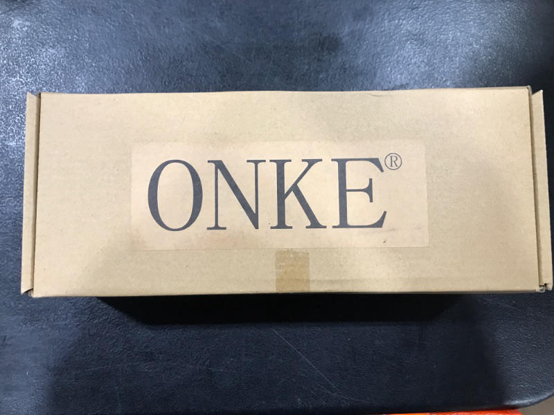 Photo 1 of ONKE Merino Wool Cushion Crew Socks for Men Outdoor Hiking All Seasons Work Boot Heavy Thick Thermal Moisture Wicking Control(HkakiCamel L)