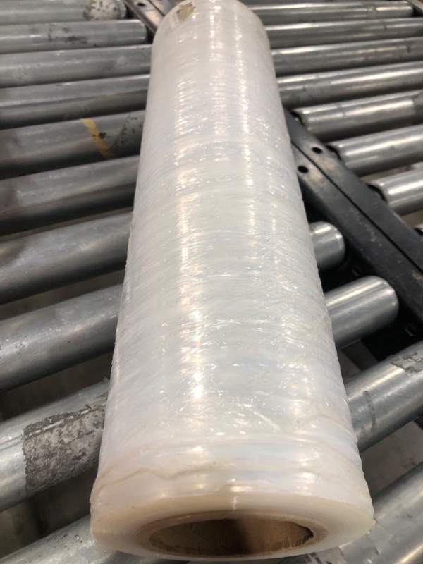 Photo 2 of | Plastic wrap roll 18 inch | Stretch Film Roll 80 Gauge, 1000 Feet | Industrial Strength Cling Packaging